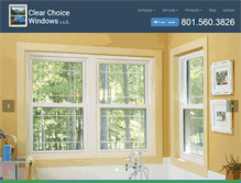 Tablet Screenshot of clearchoicewindowsofutah.com
